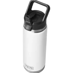 Gourde Yeti Rambler 26 Oz (760ml) Straw Bottle White