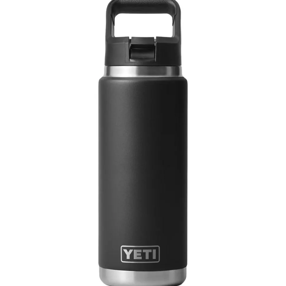 Gourde Yeti Rambler 26 Oz (760ml) Straw Bottle Black