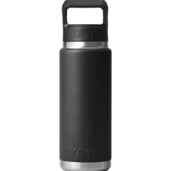 Gourde Yeti Rambler 26 Oz (760ml) Straw Bottle Black