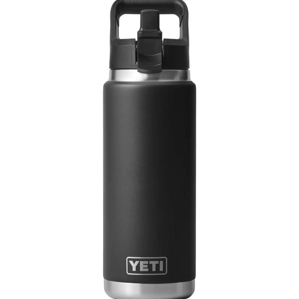 Gourde Yeti Rambler 26 Oz (760ml) Straw Bottle Black