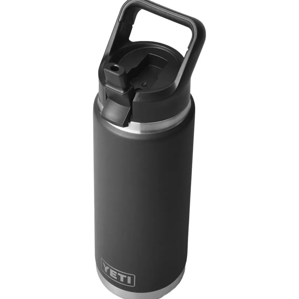 Gourde Yeti Rambler 26 Oz (760ml) Straw Bottle Black