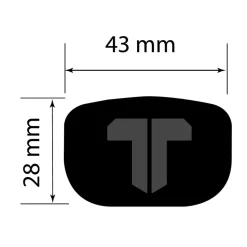 Grip Putter 2Thumb OG Lite Taper 43