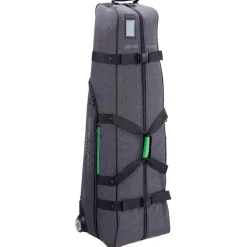 Housse de voyage de sacs de golf Big Max Traveler Travelcover Storm Charcoal Lime