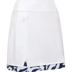 Jupe Callaway Golf 17 Abstract Floral Blocked Skort Brilliant White