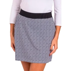 Jupe Chiberta Noela Marine Blanc