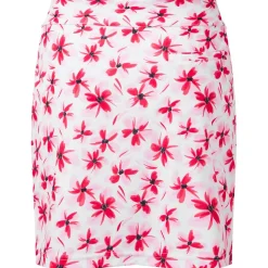Jupe Footjoy Floral Print Knit Skort Pink Red Black