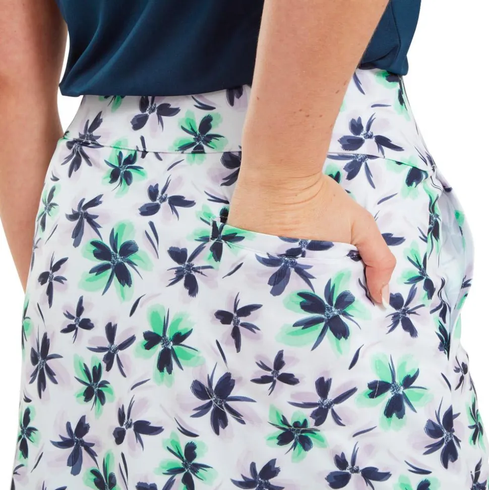 Jupe Footjoy Floral Prnt Knit Lavender Mint Navy