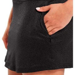 Jupe Footjoy Knit Skort Animal Print Black