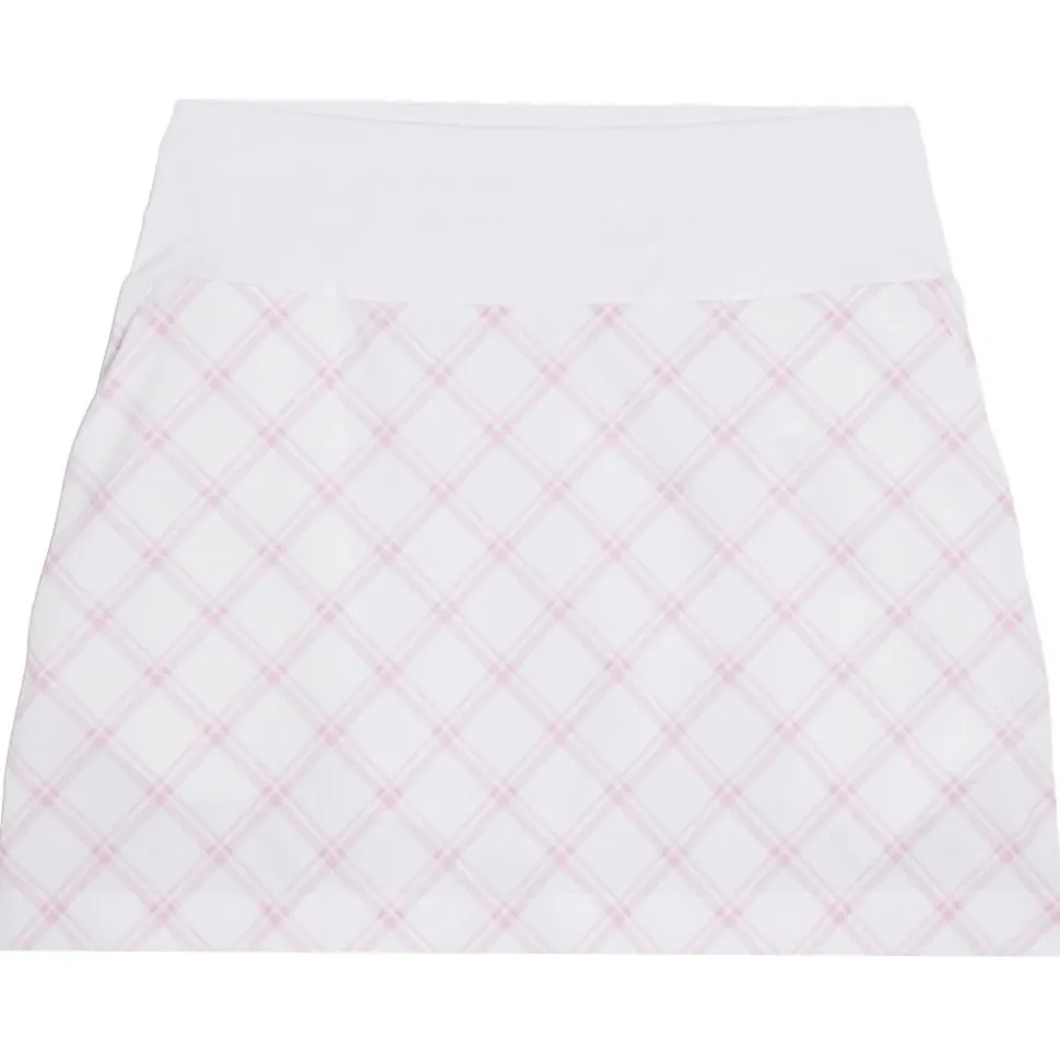 Jupe Puma Golf W Plaid Skirt Wite Glow Pink Icing