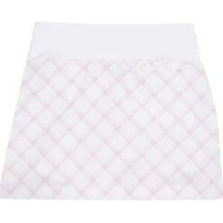 Jupe Puma Golf W Plaid Skirt Wite Glow Pink Icing