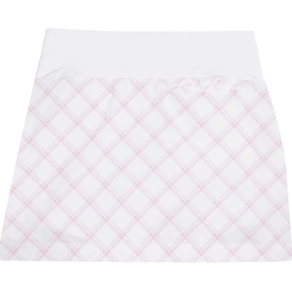 Jupe Puma Golf W Plaid Skirt Wite Glow Pink Icing
