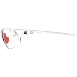 Lunettes de soleil AZR Fast Mat Blanc Irisé Rouge Photochromic