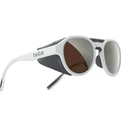 Lunettes de soleil Bollé Ascender White Matte Solace4 Brown Gun