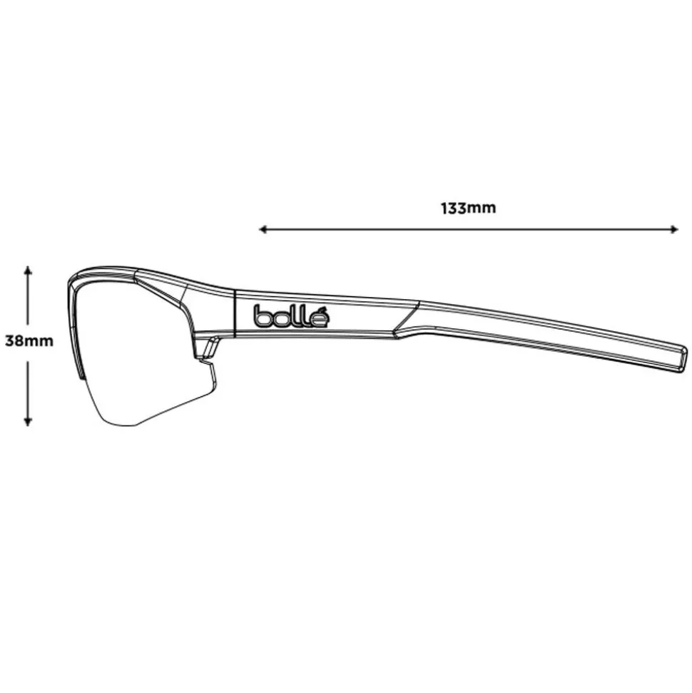 Lunettes de soleil Bollé Bolt 2.0 S Black Matte Phantom Brown Gun