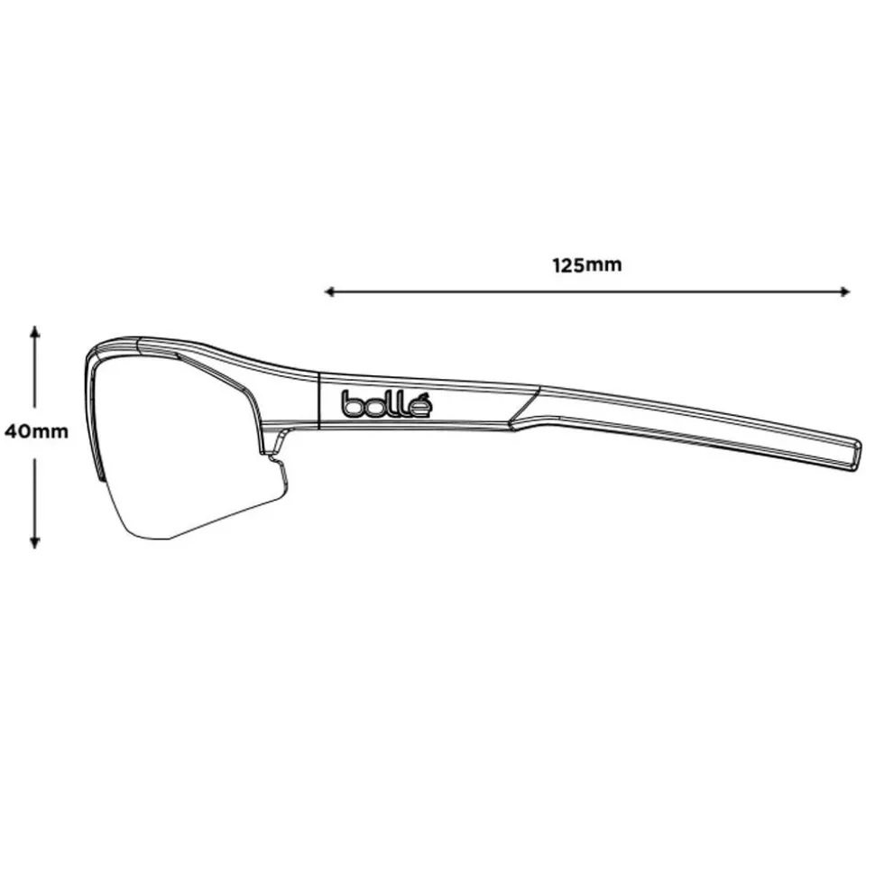 Lunettes de soleil Bollé Bolt 2.0 Black Matte Phantom Brown Red