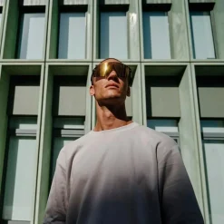 Lunettes de soleil Bollé C-Icarus Black Matte Tns Gold