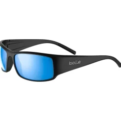 Lunettes de soleil Bollé King Black Matte Sky Blue Polarized