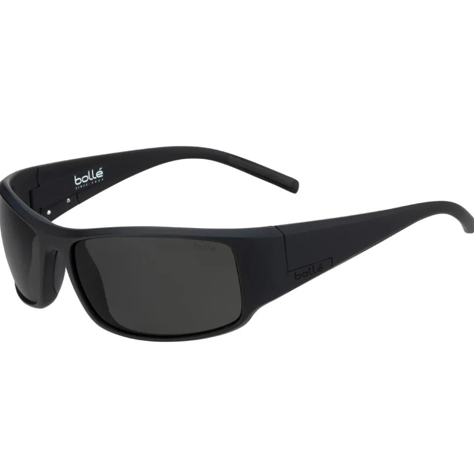 Lunettes de soleil Bollé King Matte Black Polarized Tns