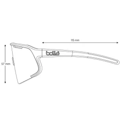 Lunettes de soleil Bollé Speedchaser Black Matte Tns Ice