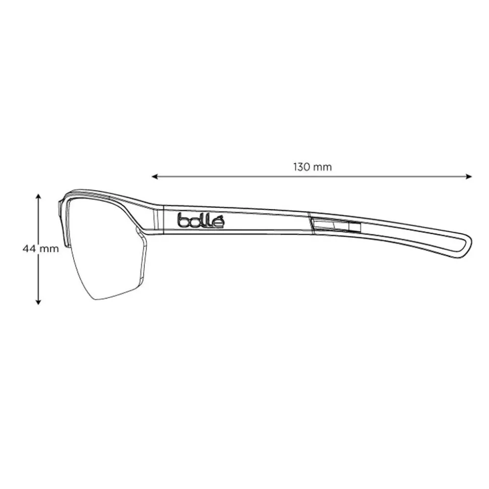 Lunettes de soleil Bollé Victus Black Matte Phantom Brown Gun Photochromic