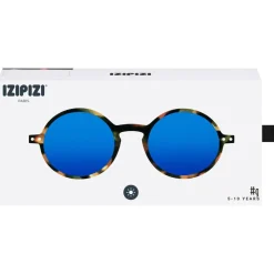 Lunettes de soleil Izipizi Sun #G Junior Tortoise Soft Blue Mirror