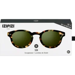Lunettes de soleil Izipizi Sun #C Tortoise Green Lenses