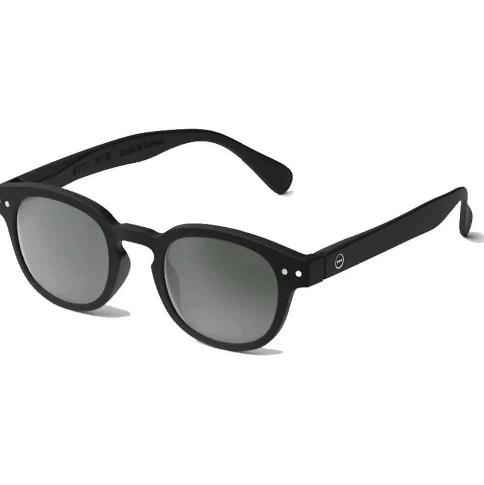 Lunettes de soleil Izipizi Sun #C Junior Black Soft Grey