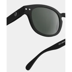 Lunettes de soleil Izipizi Sun #C Junior Black Soft Grey