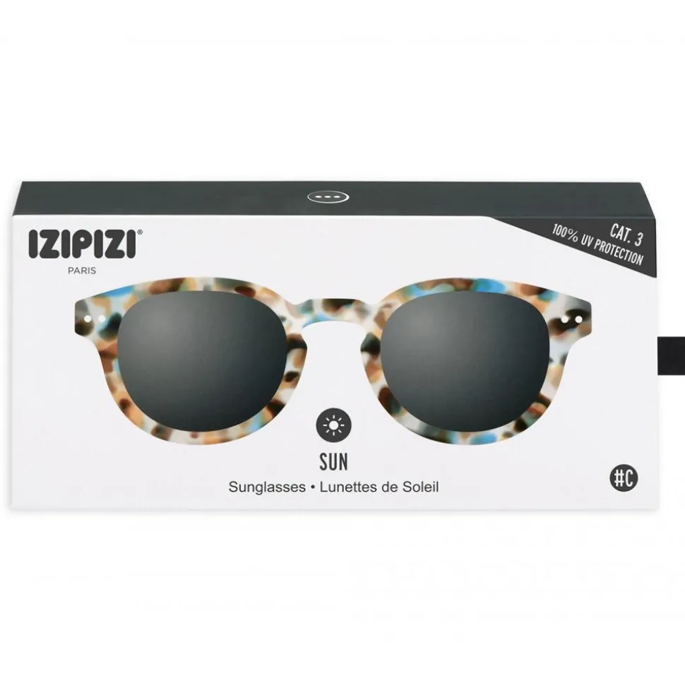 Lunettes de soleil Izipizi Sun #C Blue Tortoise Soft Grey