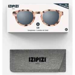 Lunettes de soleil Izipizi Sun #C Light Tortoise Soft Grey