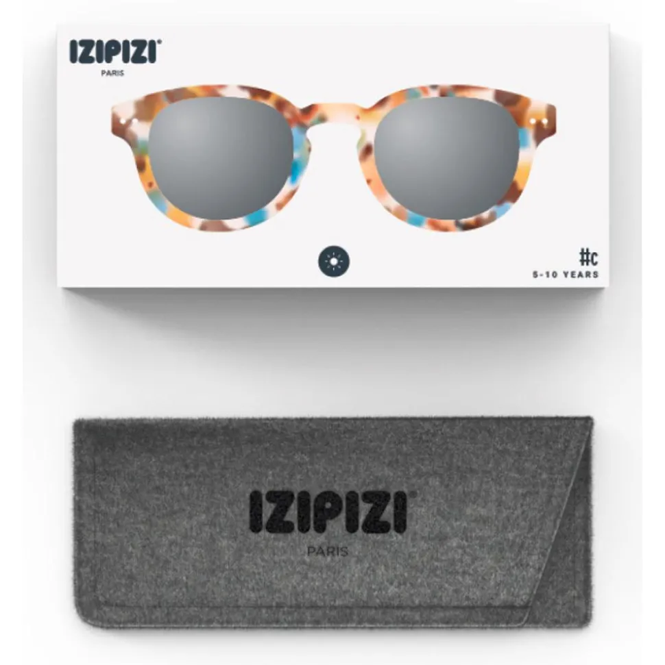 Lunettes de soleil Izipizi Sun #C Junior Blue Tortoise Soft Grey