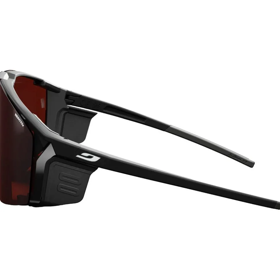 Lunettes de soleil Julbo Edge Cover Mat Noir Reactiv 0-4 High Contrast