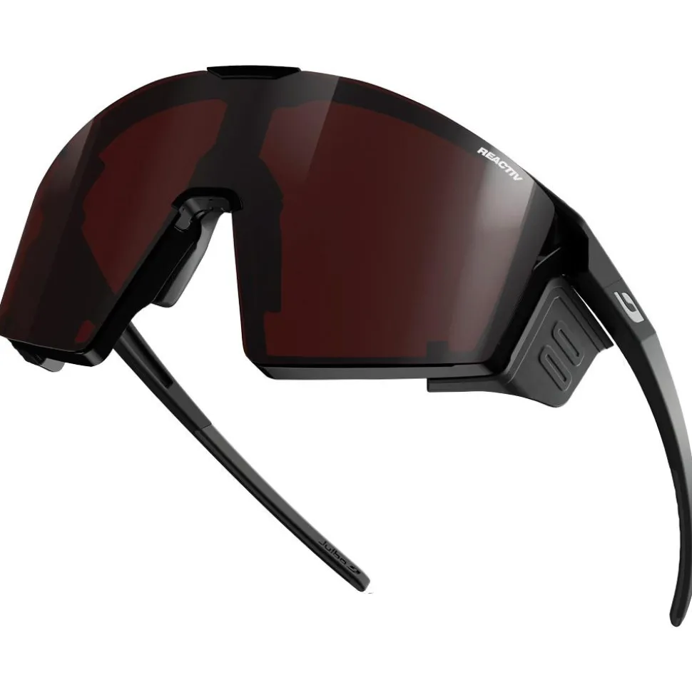 Lunettes de soleil Julbo Edge Cover Mat Noir Reactiv 0-4 High Contrast