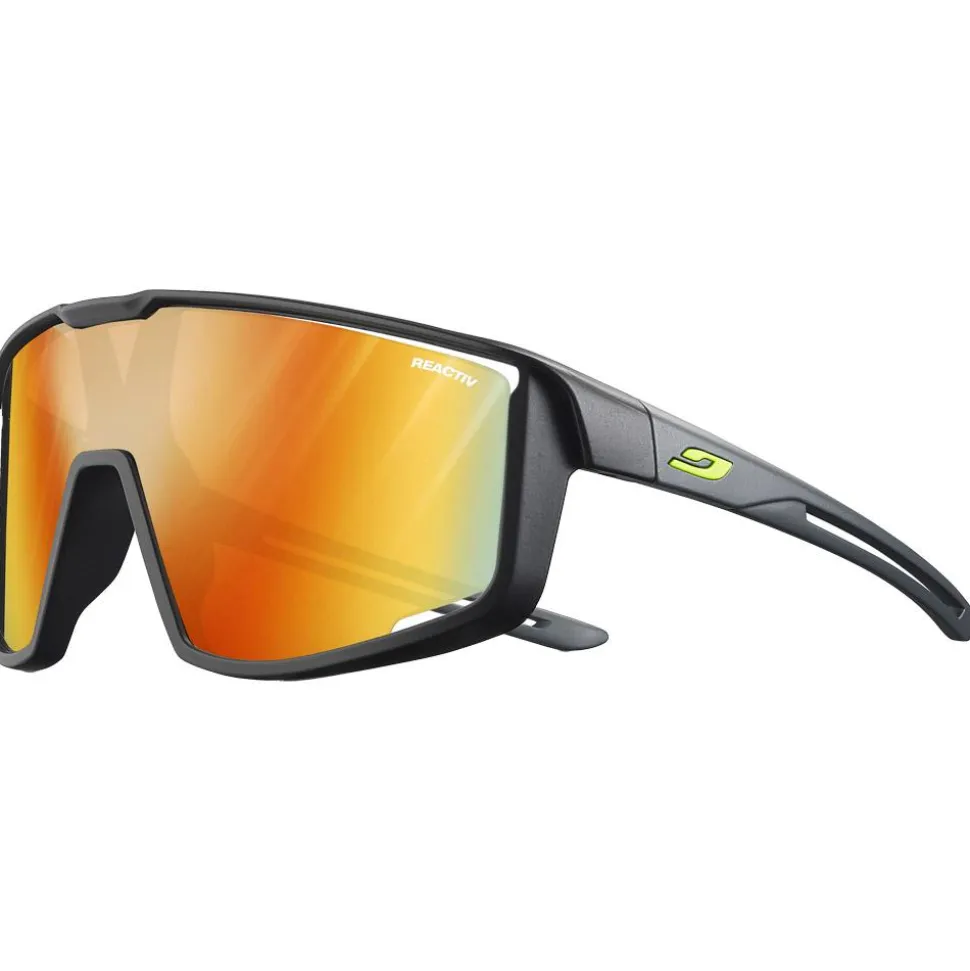 Lunettes de soleil Julbo Fury S Mat Noir Gris Reactiv 1-3 Light Amplifier