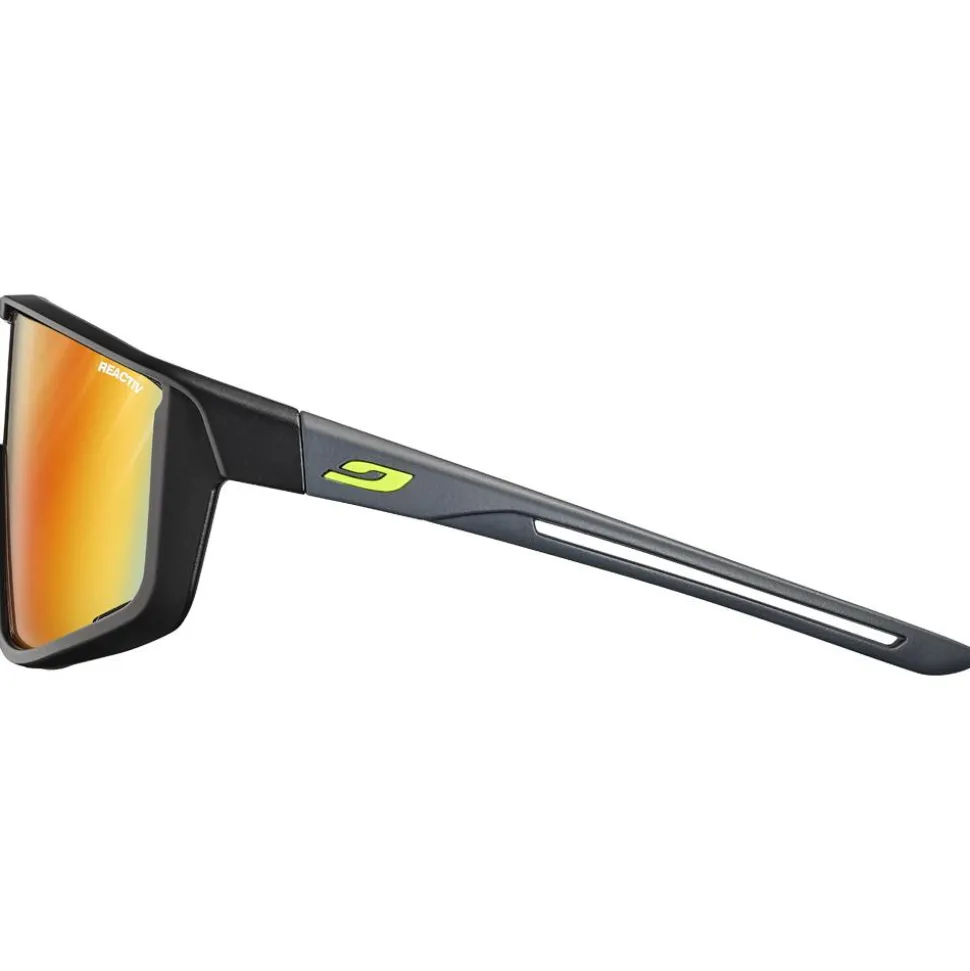 Lunettes de soleil Julbo Fury S Mat Noir Gris Reactiv 1-3 Light Amplifier