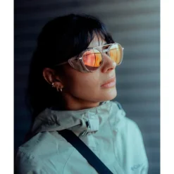 Lunettes de soleil Julbo Legacy Translucide Brillant Rose Or Beige Reactiv 1-3 Glare Control