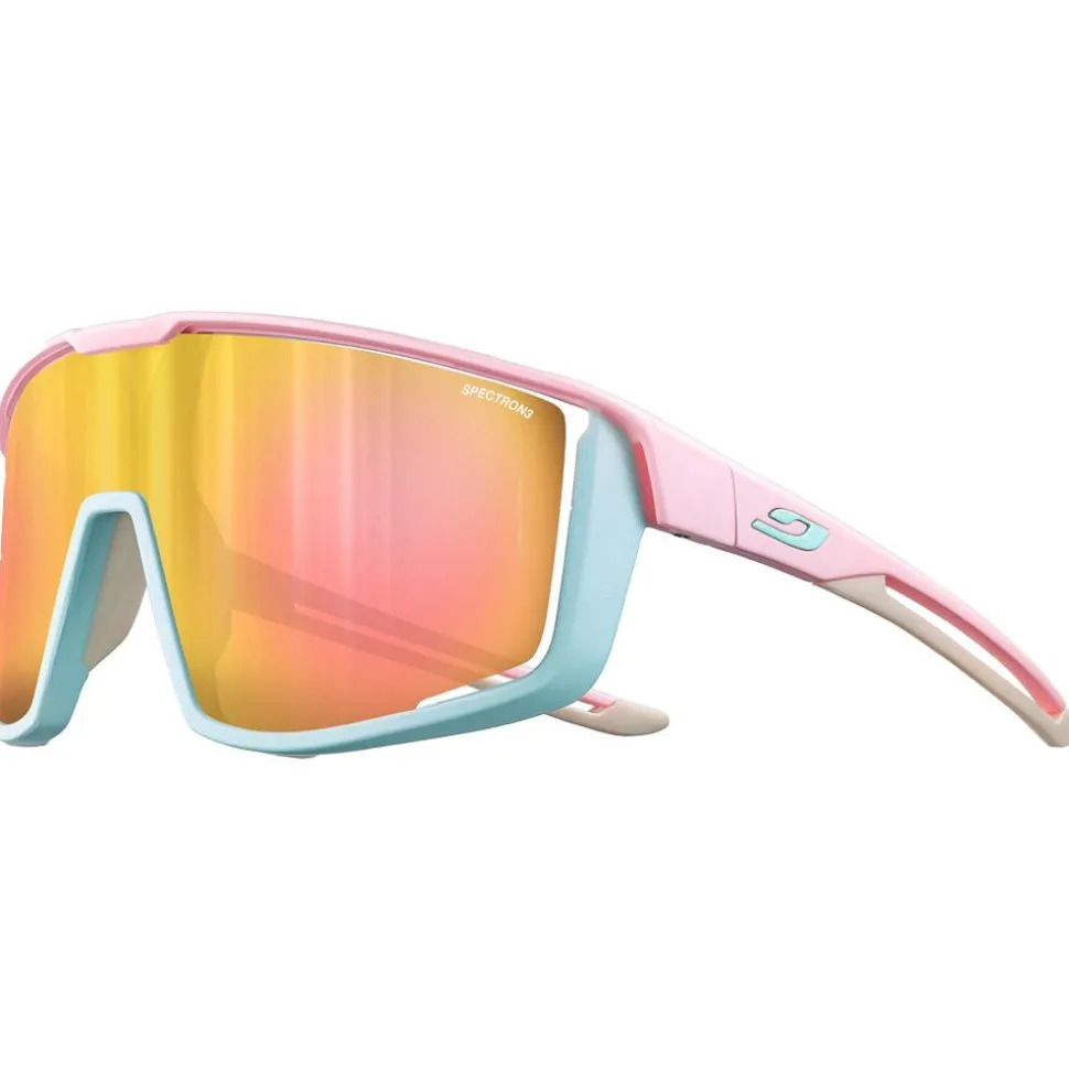 Lunettes de soleil Julbo Fury Mat Rose Pastel Bleu Clair Spectron 3