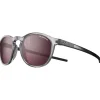 Lunettes de soleil Julbo Shine L Gris Translucide Brillant Noir Spectron Hd 3 Polarized