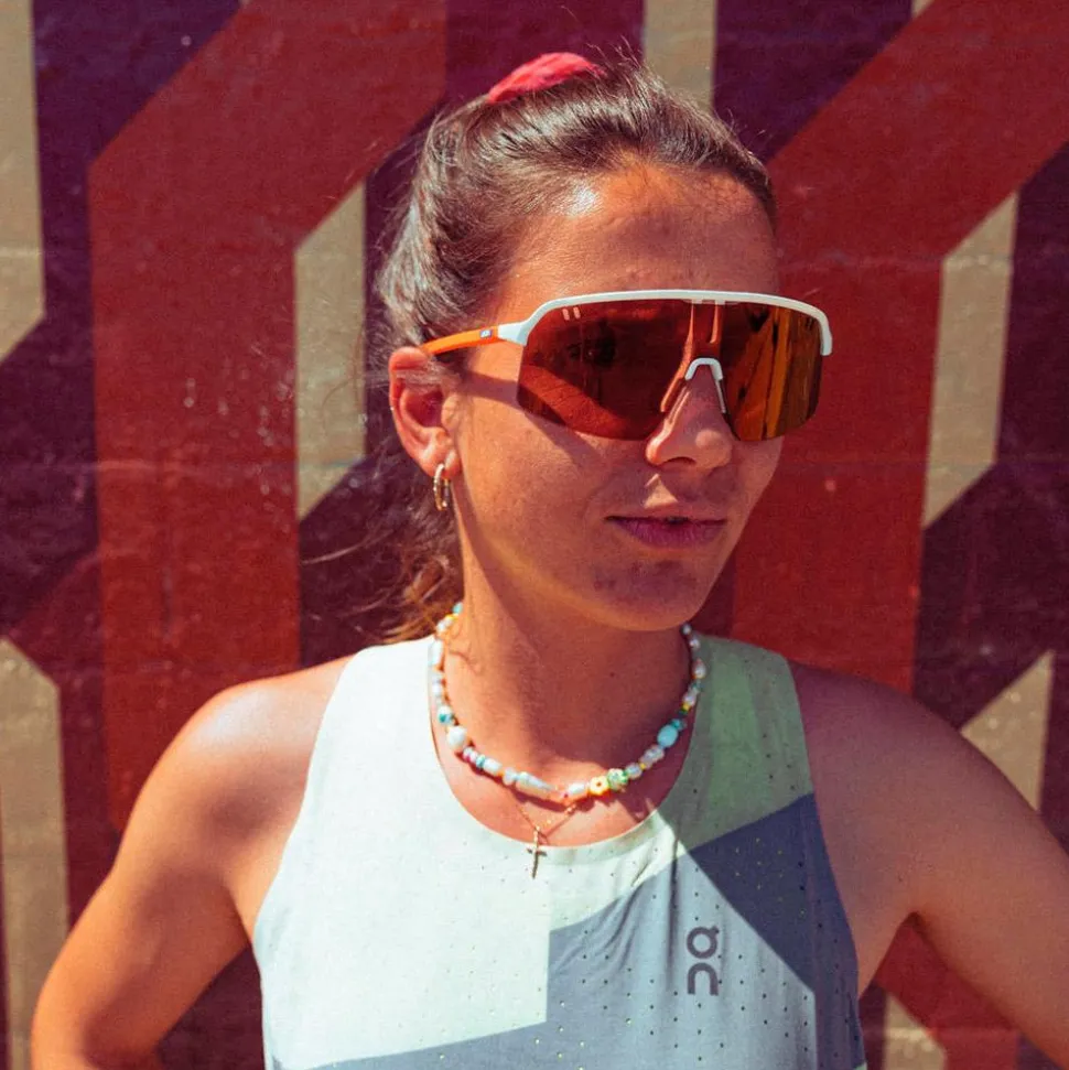 Lunettes de soleil Julbo Intensity Mat Blanc Orange Fluo Reactiv 0-3 High Contrast