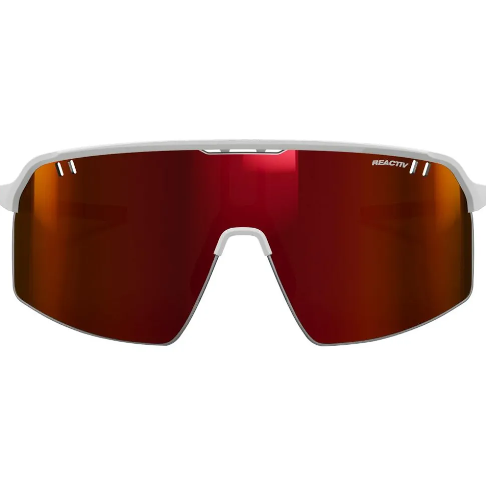 Lunettes de soleil Julbo Intensity Mat Blanc Orange Fluo Reactiv 0-3 High Contrast