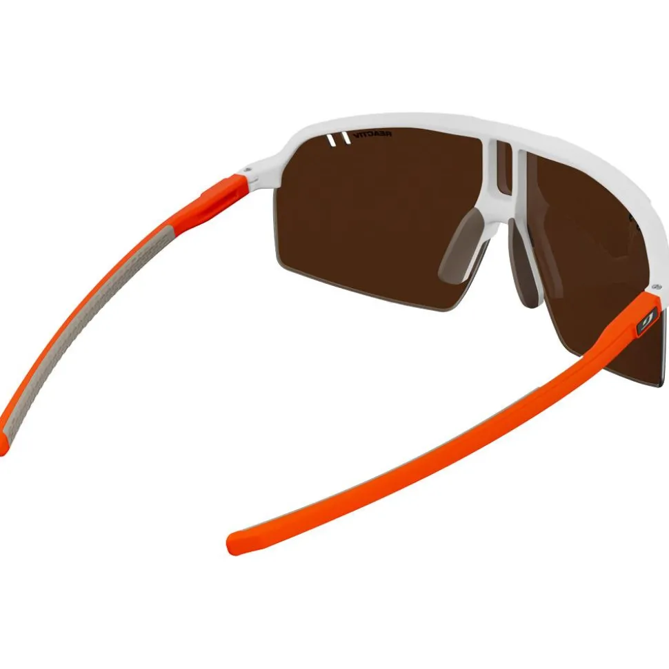 Lunettes de soleil Julbo Intensity Mat Blanc Orange Fluo Reactiv 0-3 High Contrast