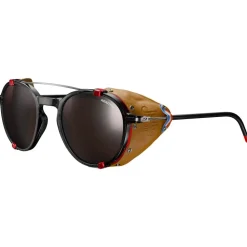 Lunettes de soleil Julbo Legacy Translucide Brillant Noir Rouge Marron Reactiv 2-4 Polarized