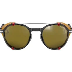 Lunettes de soleil Julbo Legacy Translucide Brillant Noir Rouge Marron Reactiv 2-4 Polarized