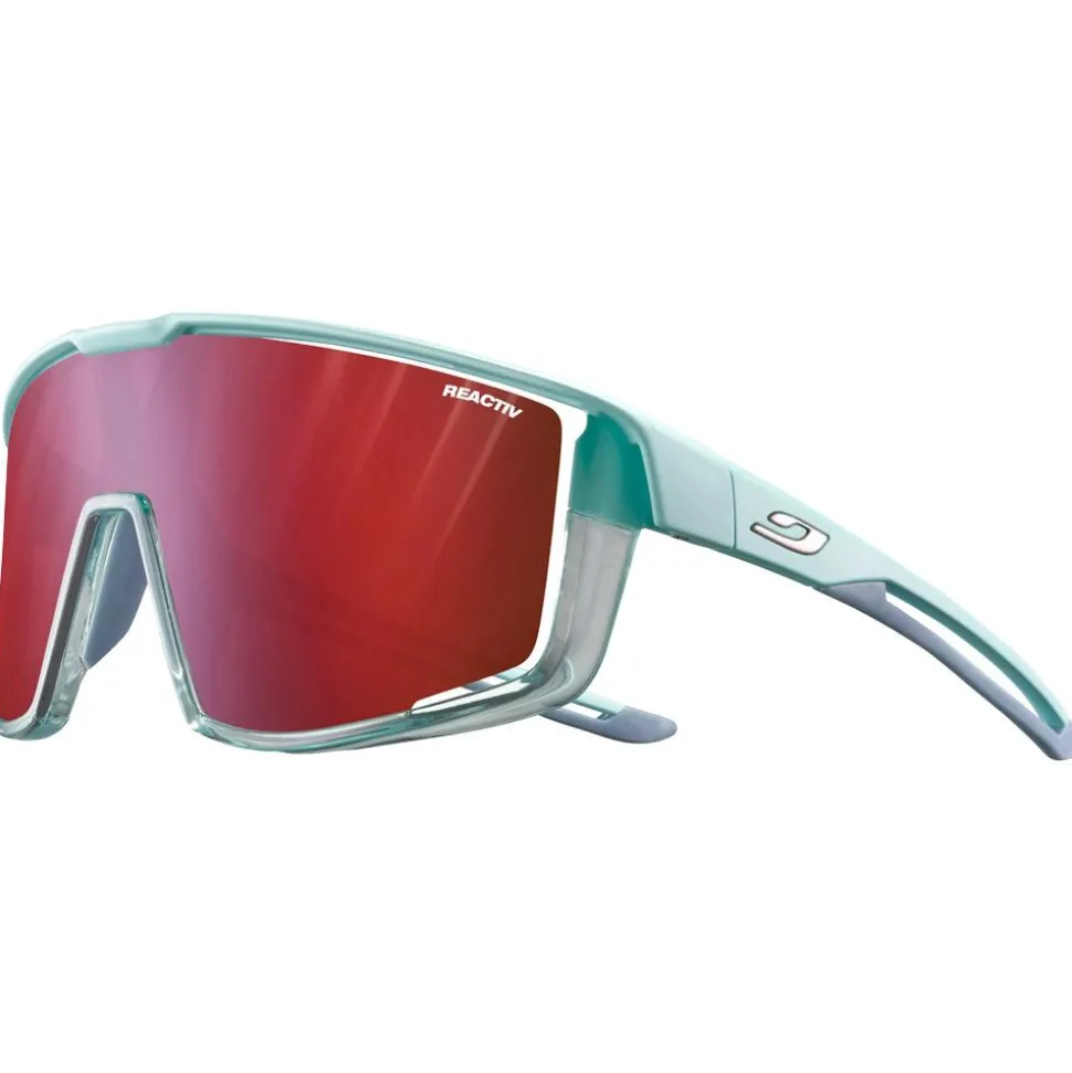 Lunettes de soleil Julbo Fury Translucide Brillant Bleu Clair Reactiv High Contrast 0-3