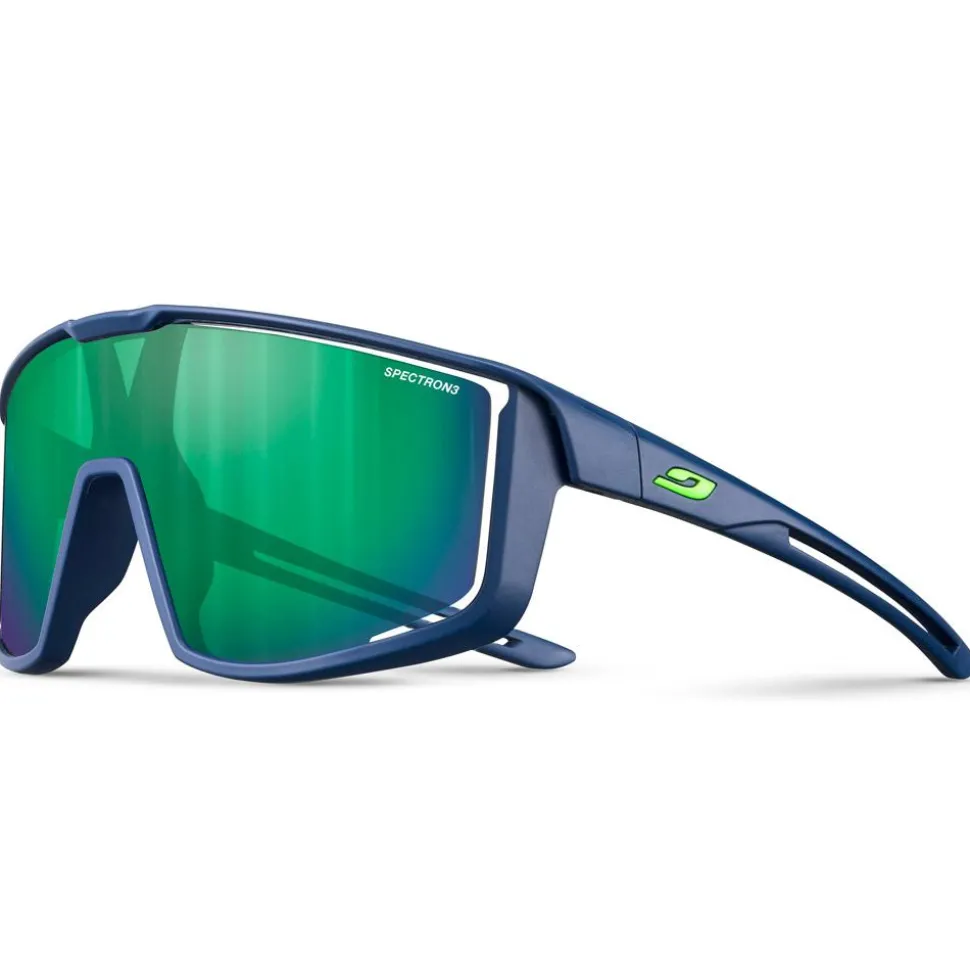 Lunettes de soleil Julbo Fury S Bleu Foncé Spectron 3 Flash Vert