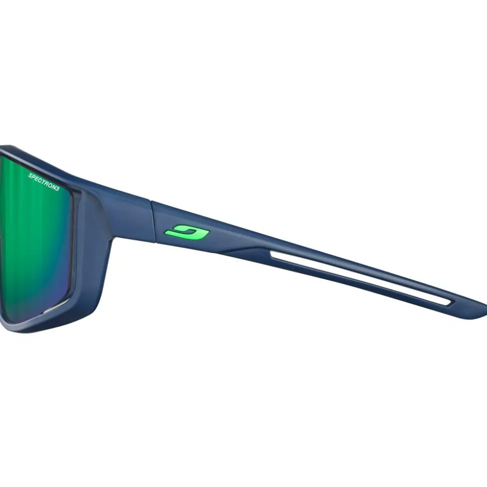 Lunettes de soleil Julbo Fury S Bleu Foncé Spectron 3 Flash Vert