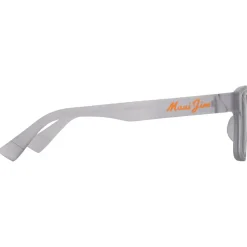 Lunettes de soleil Maui Jim Kuniahi Asian Fit Matte Transparent Grey Neutral Grey MauiPure