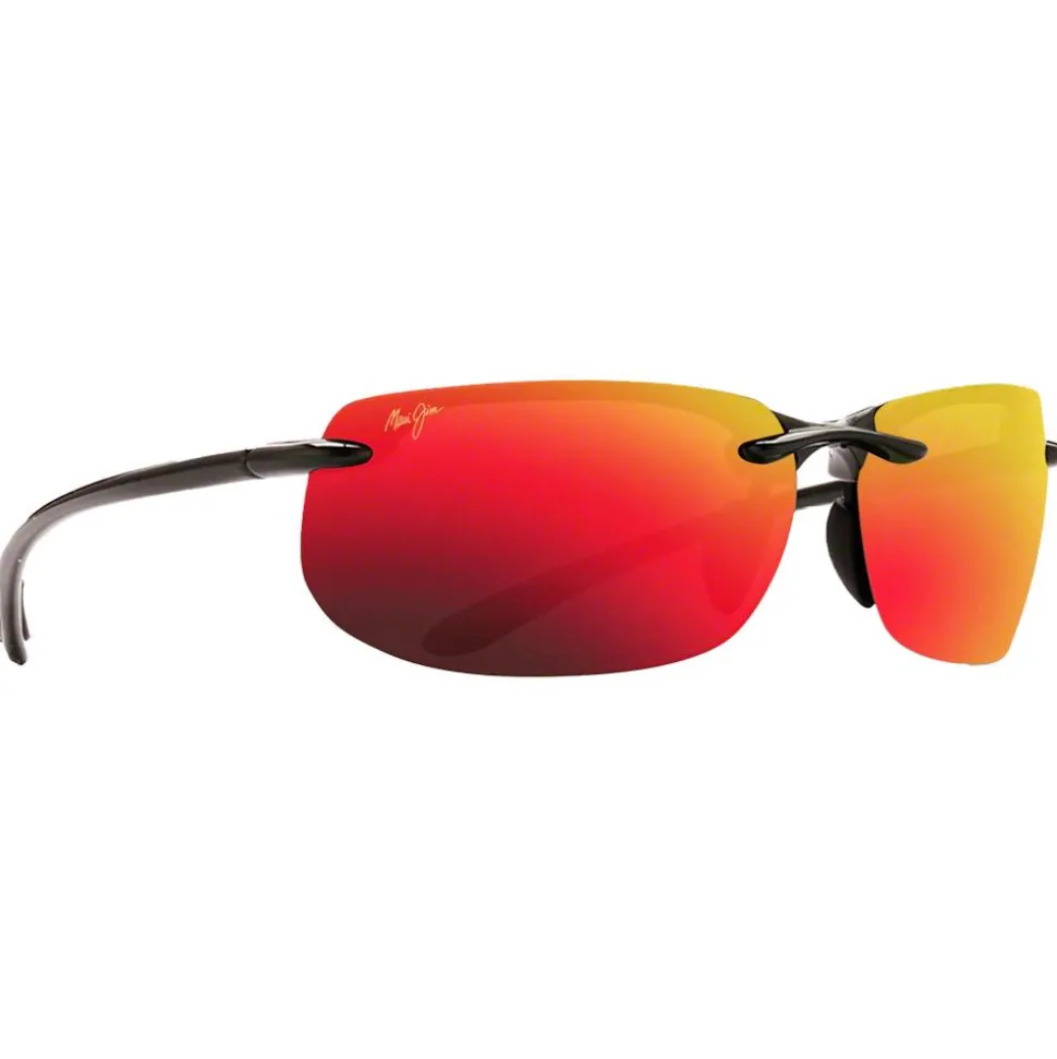 Lunettes de soleil Maui Jim Banyans Noir Brillant Hawaii Lava