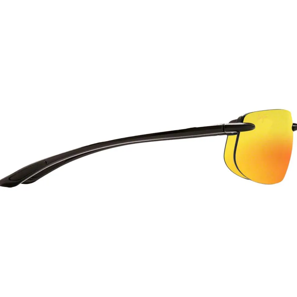 Lunettes de soleil Maui Jim Banyans Noir Brillant Hawaii Lava