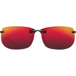 Lunettes de soleil Maui Jim Banyans Noir Brillant Hawaii Lava